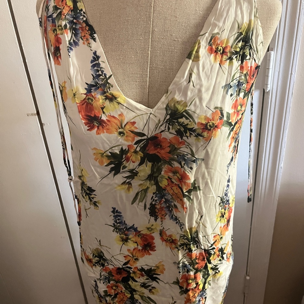 Haute Hippie Floral Sleeveless Dress